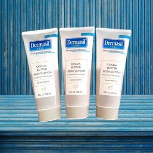 Dermasil Cocoa Butter lotion 8 oz 3 pack NEW